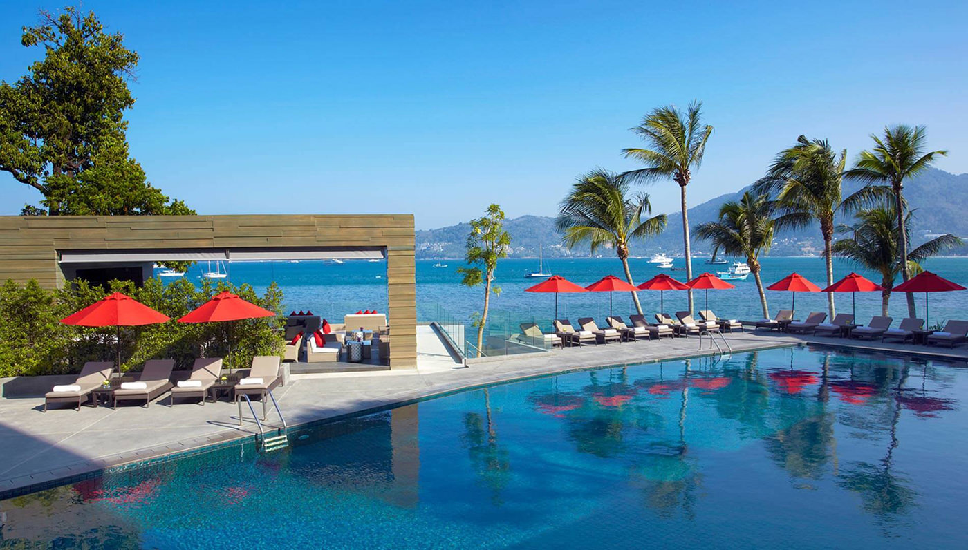 The upper swimming pool at Amari Phuket Resort