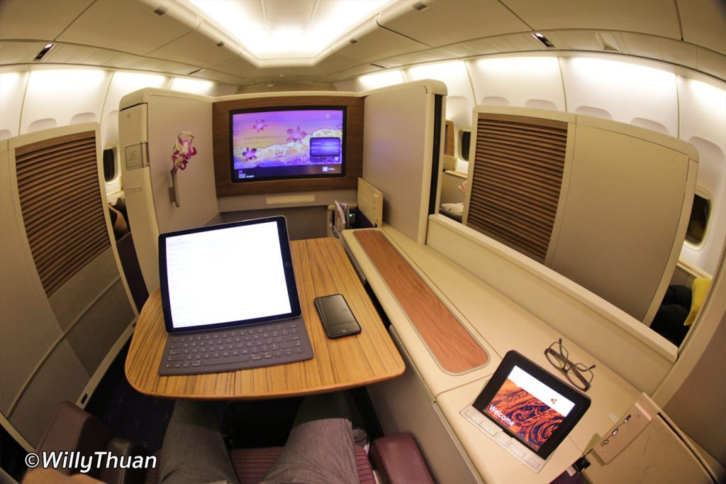 First Class on Thai Airways