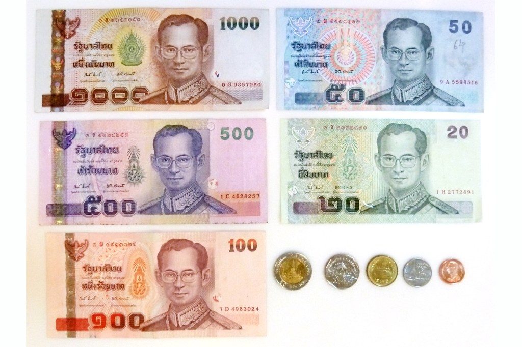 Thai Baht Currency Exchange in Thailand