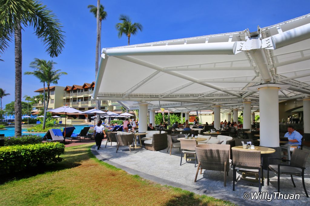 Merchant Kitchen terrace by the pool
