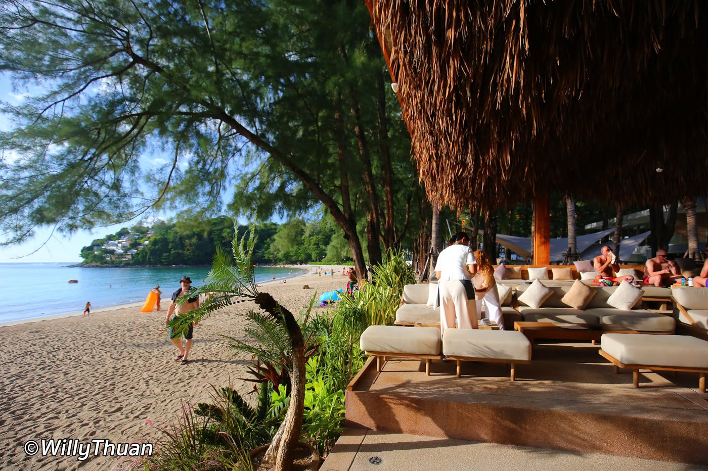 Café Del Mar Beach Club sur la plage de Kamala à Phuket