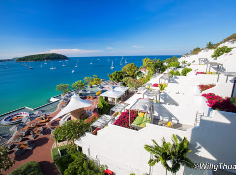 The Nai Harn Phuket is a luxury hotel in the very south of the island.
