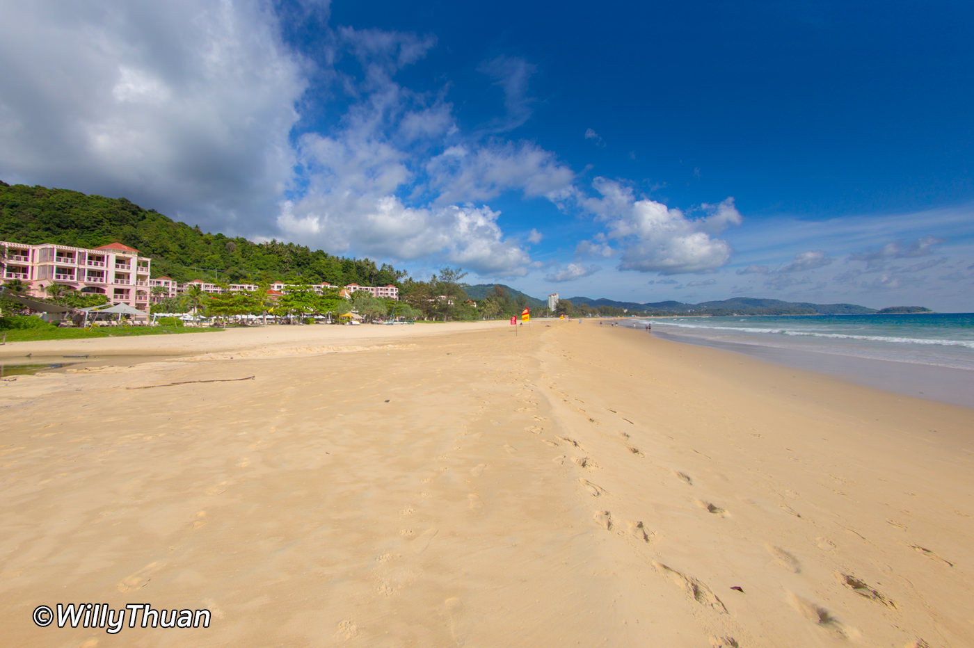 Karon beach in front of Centara Grand Beach Resort