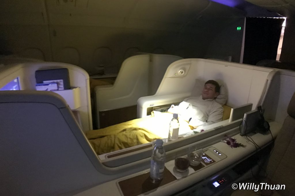 thai airways first class bed