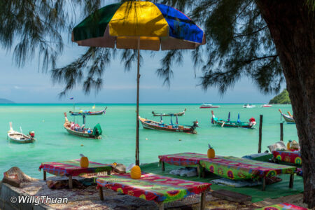 Aek sjømatrestaurant i Rawai, Phuket