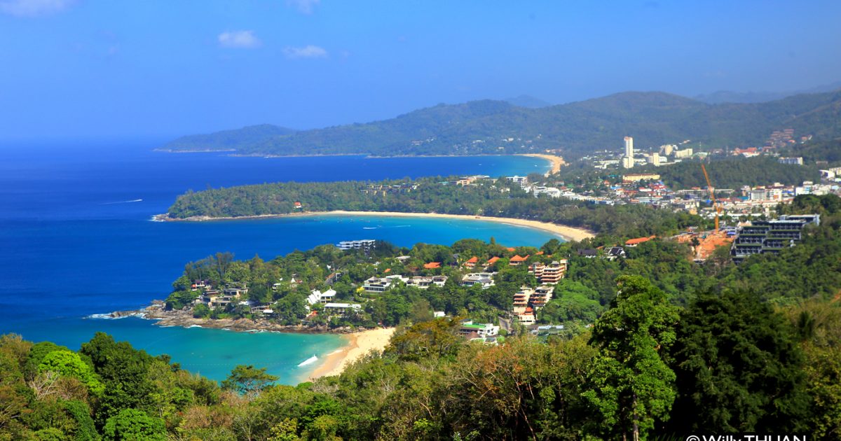 Kata Beach du Point de vue de Karon