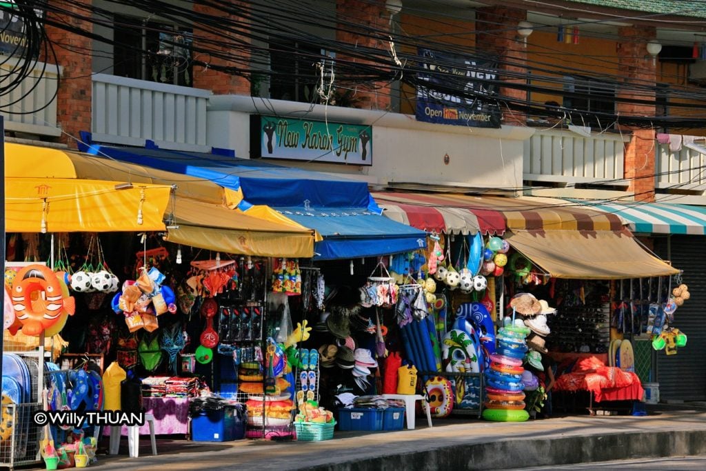 karon beach shopping