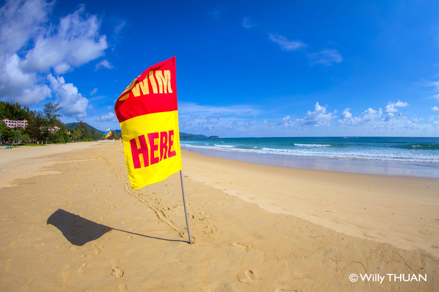 Phuket swimming flags and swimming safety