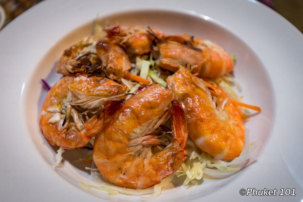 King Prawns at The Beach Bar Phuket