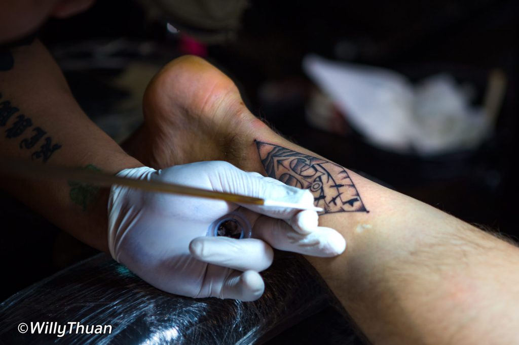 Getting a Tattoo on Phi Phi Island