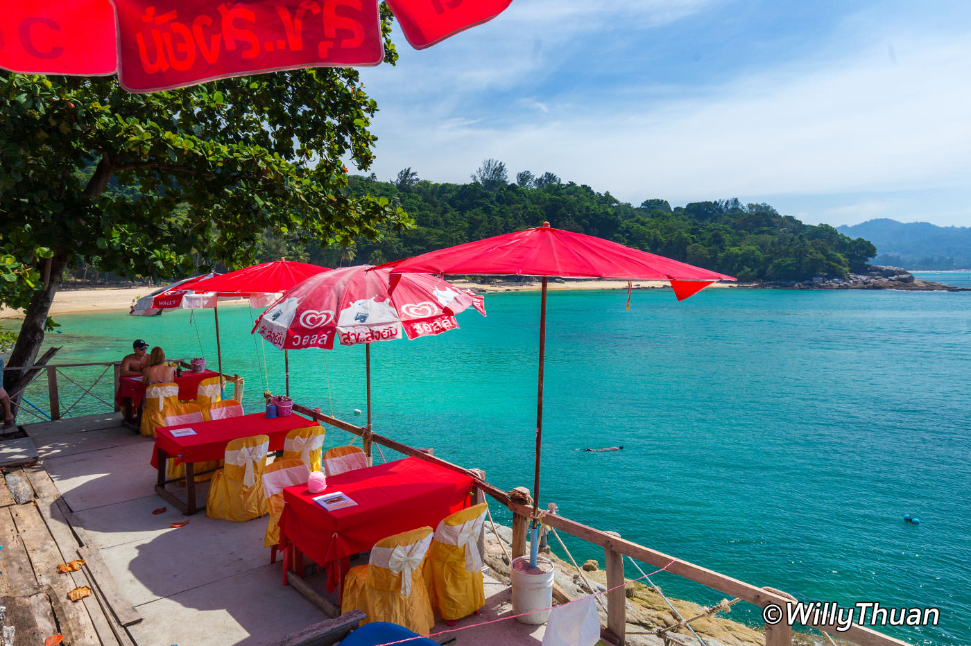 Restaurant on Laem Singh Beach