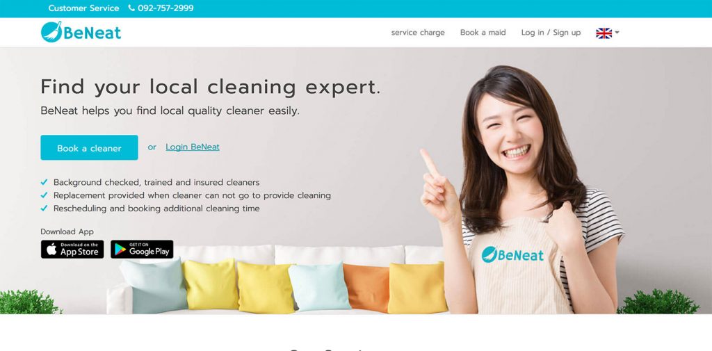 beneat cleaning services