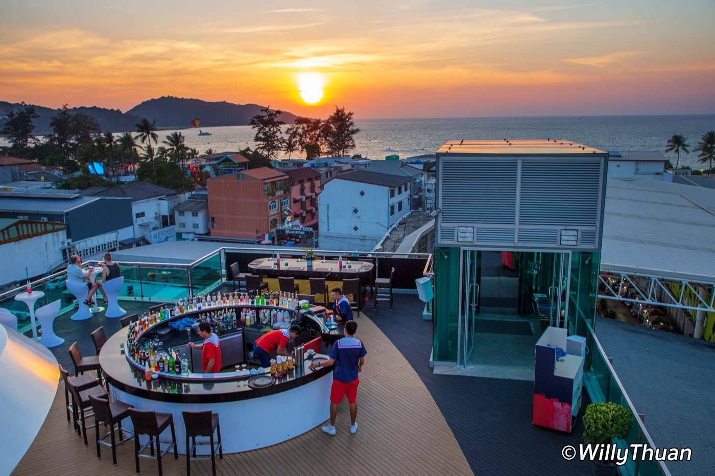 Kee Sky Lounge Rooftop Bar At The Kee Resort In Patong Beach