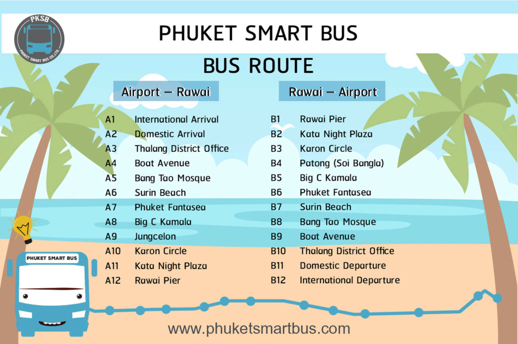 Phuket Smart Bus Itinerary