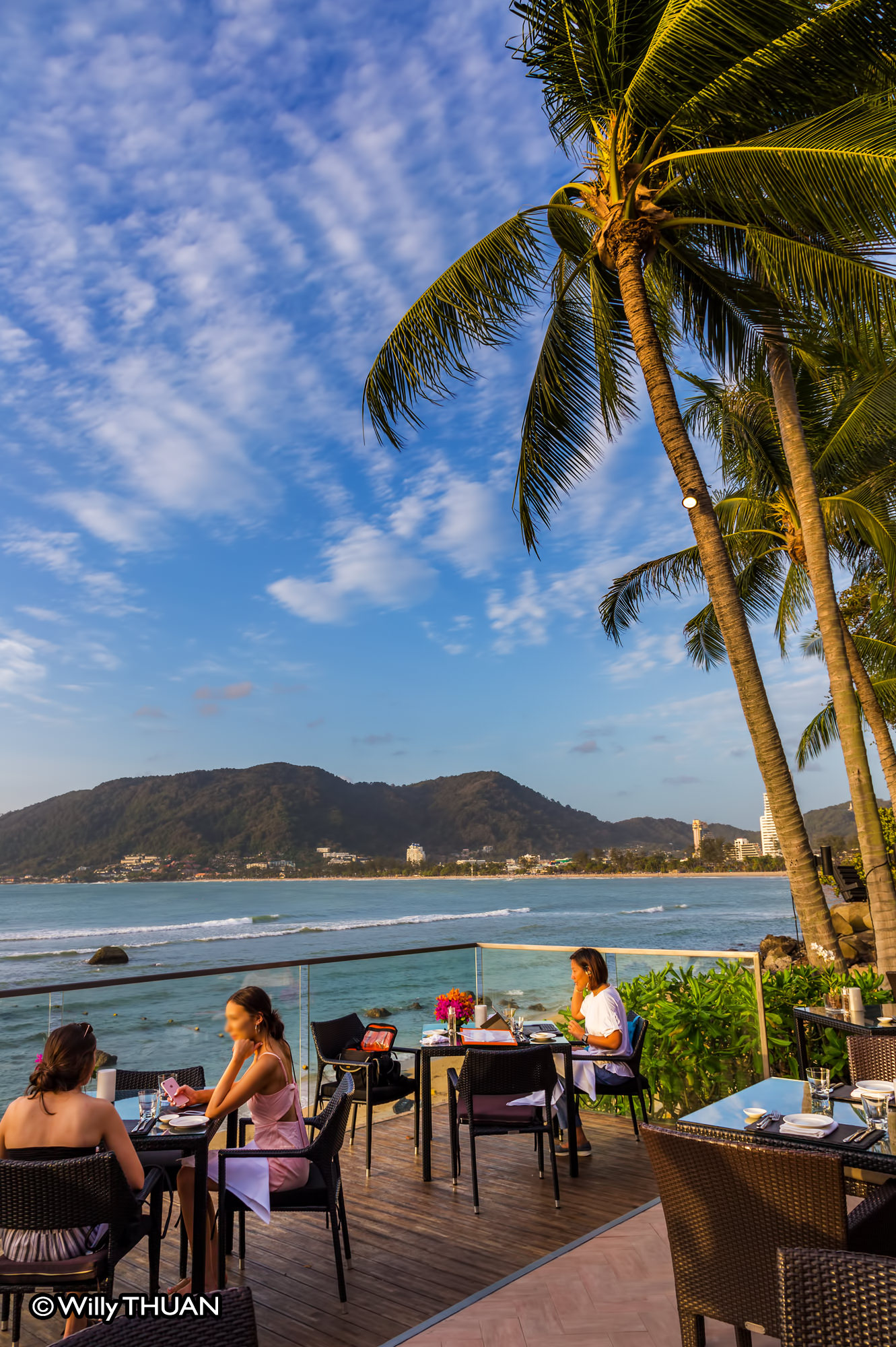 The Terrace by the ocean at La Gritta at Amari Phuket