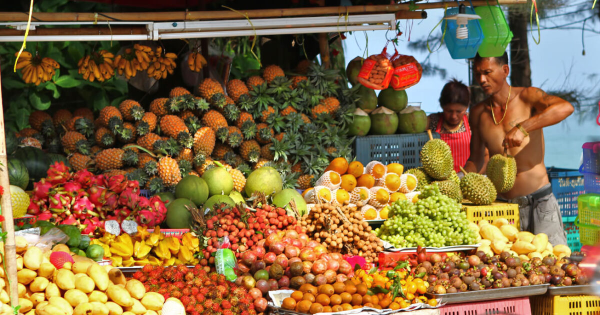 Thai fruits in Phuket