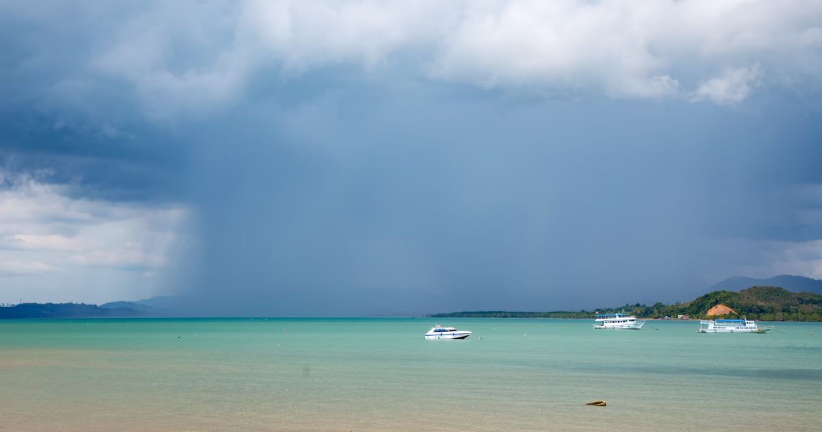 Rain over Phuket