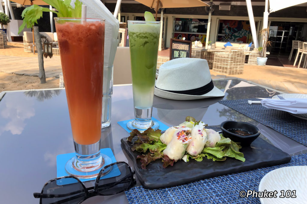 M Beach Club Menu at Anantara Resort