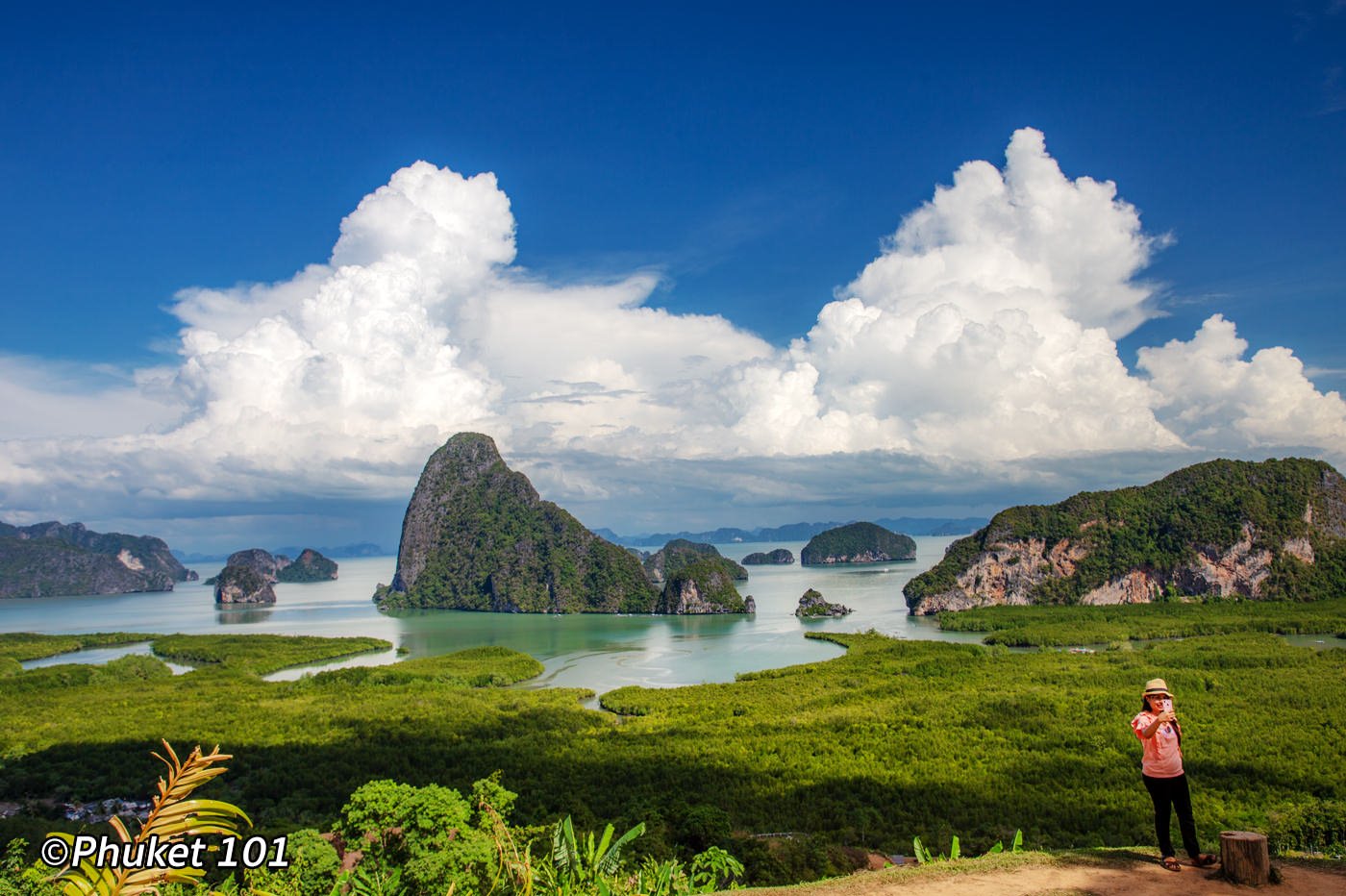 Point de vue de Samet Nangshe - Vue sur la baie de Phang Nga