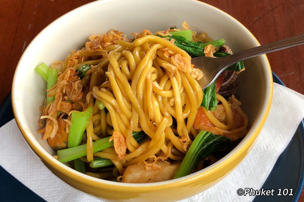 hokkien noodles at number 9 phuket