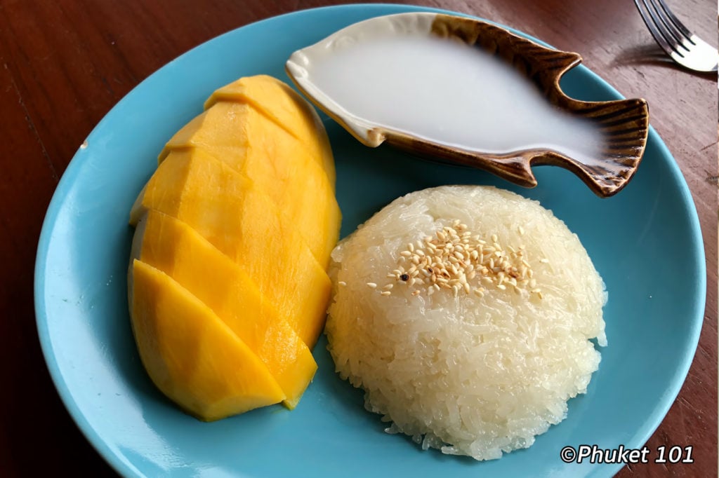 mango sticky rice at number 9 phuket