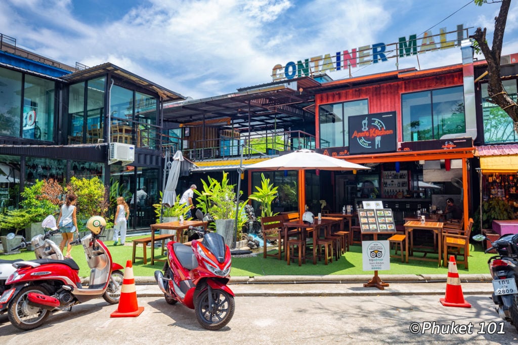 Boat Avenue Container Mall in Bangtao