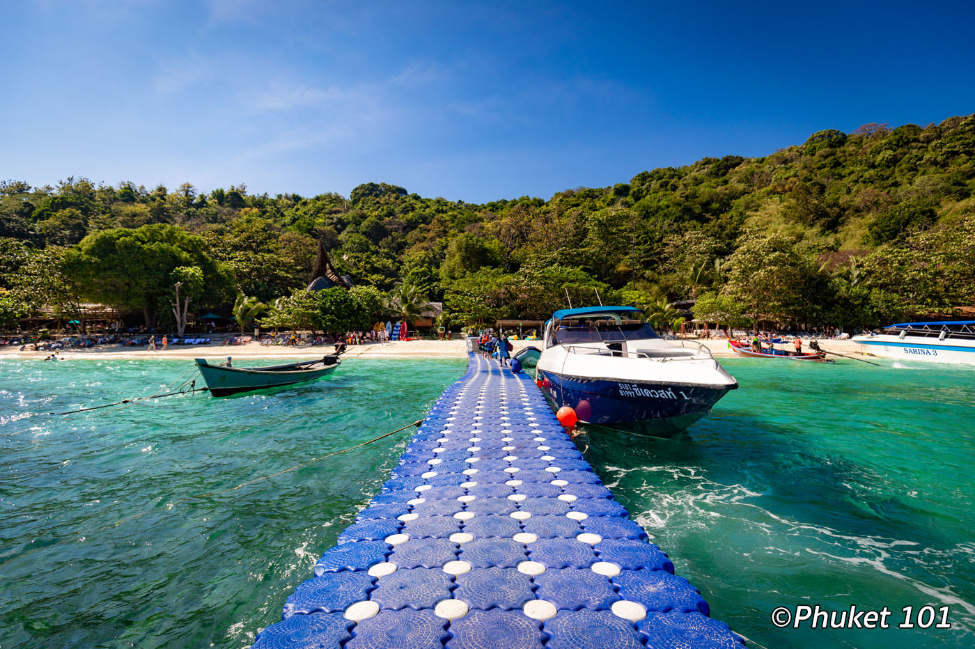 Speedboat to Banana Beach on Coral Island