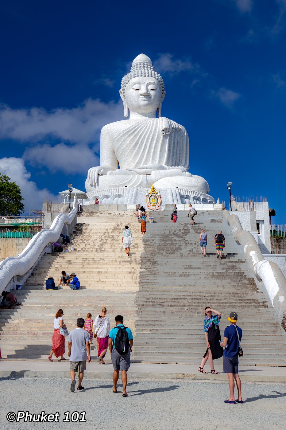 Big Buddha Phuket with unfinished staircases