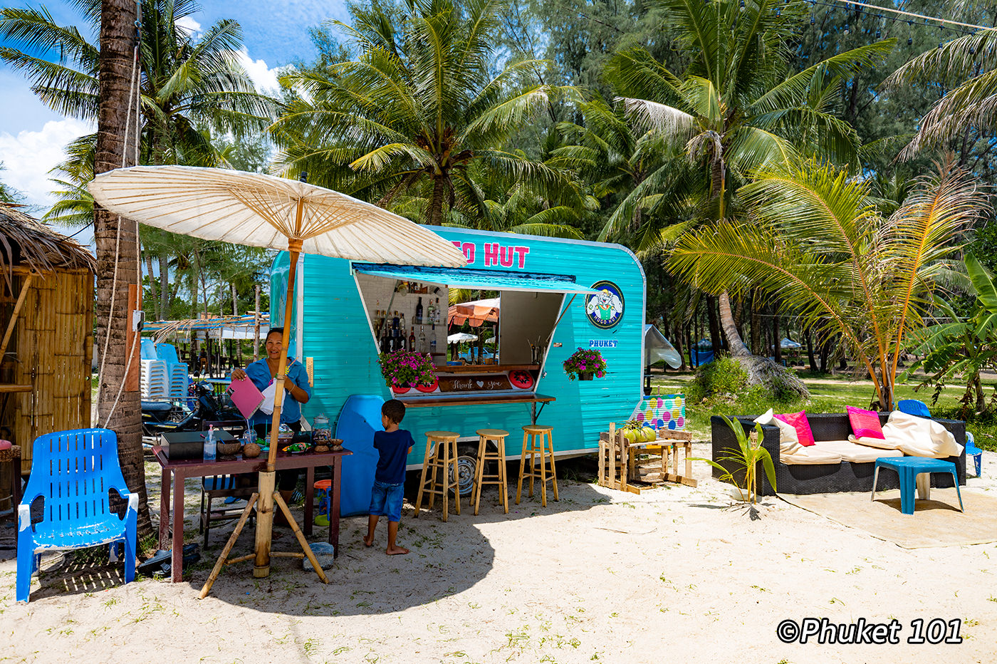 Hugo Hut Layan Beach