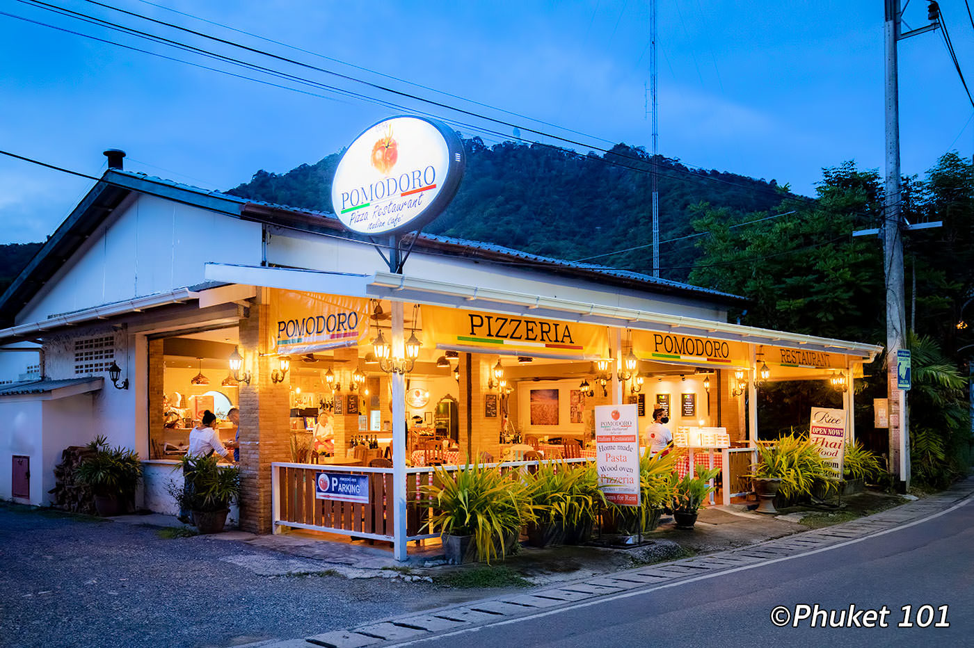 Pomodoro Italian Restaurant in Kata Beach
