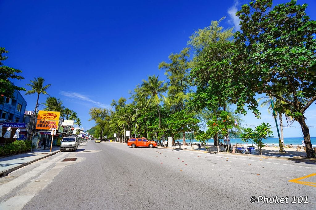 Patong Bech during COVID 19