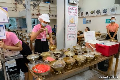 Boutique de bonbons Wanlamun dans la ville de Phuket