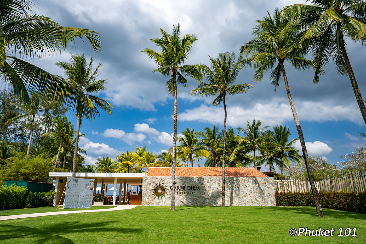 Carpe Diem Beach Club on Bangtao Beach in Phuket