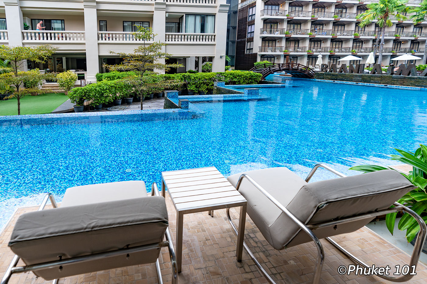 Pool access at Baan Laimai is great on a hot day!