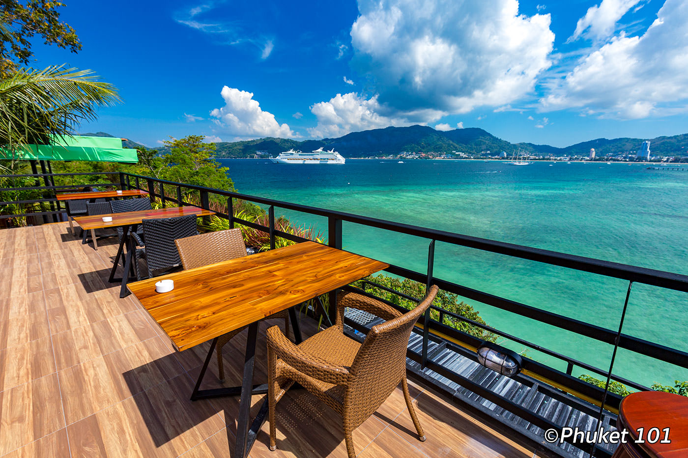 Sunshine view restaurant on Tri Trang Beach