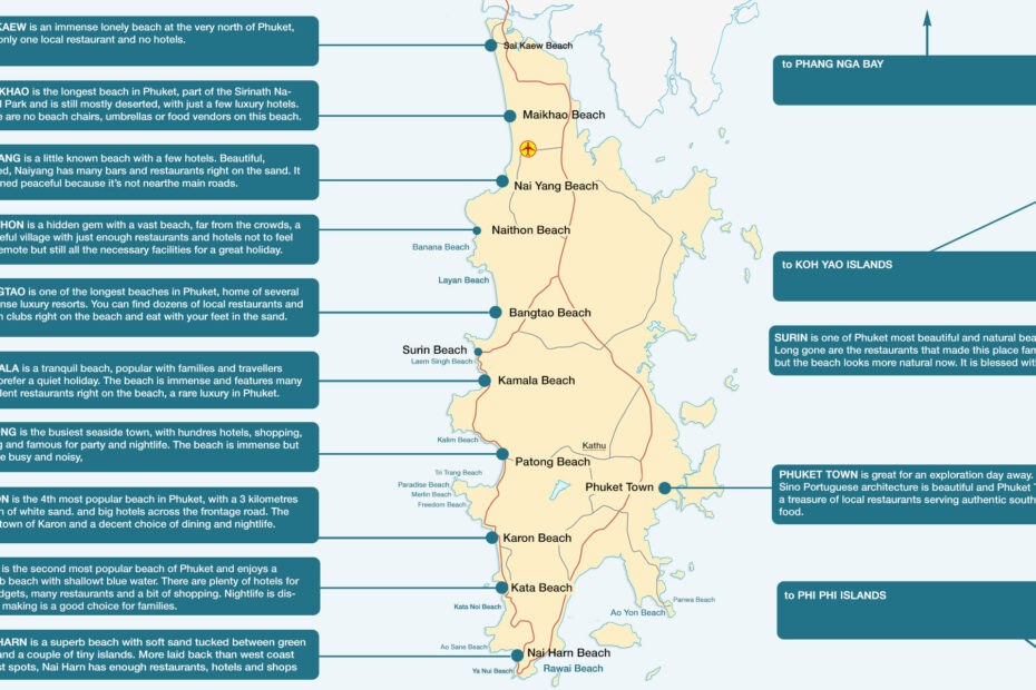 phuket beach map with descriptions 2