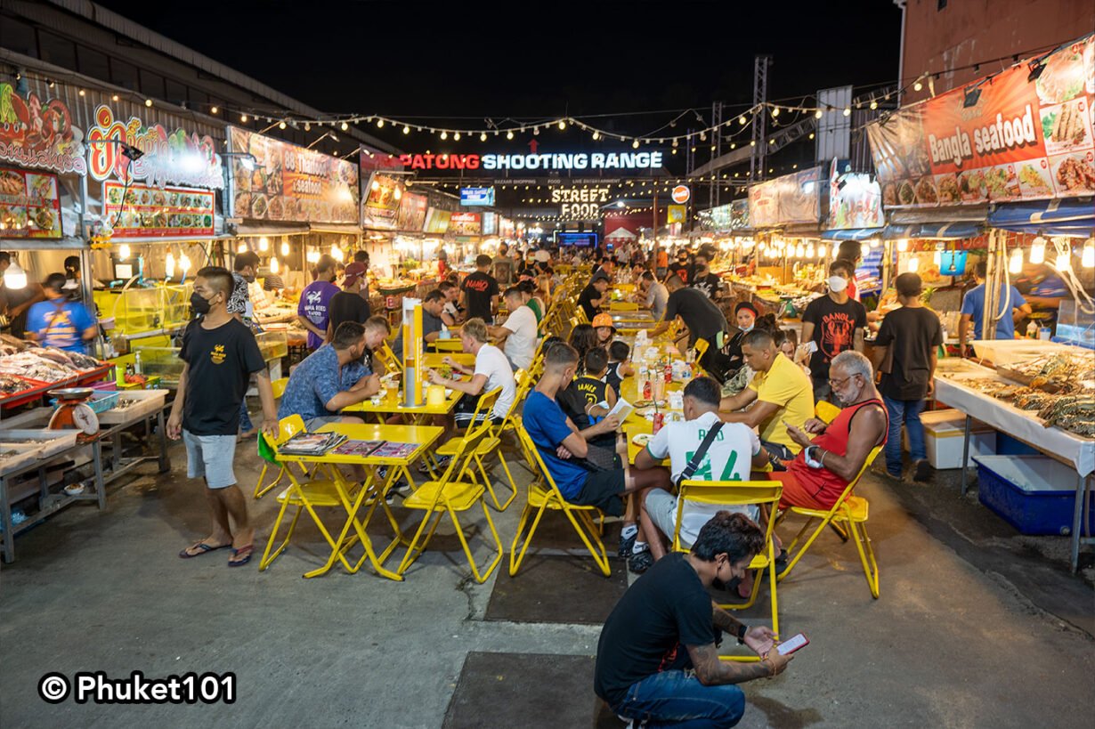 Bangla Night Market and Street Food - PHUKET 101