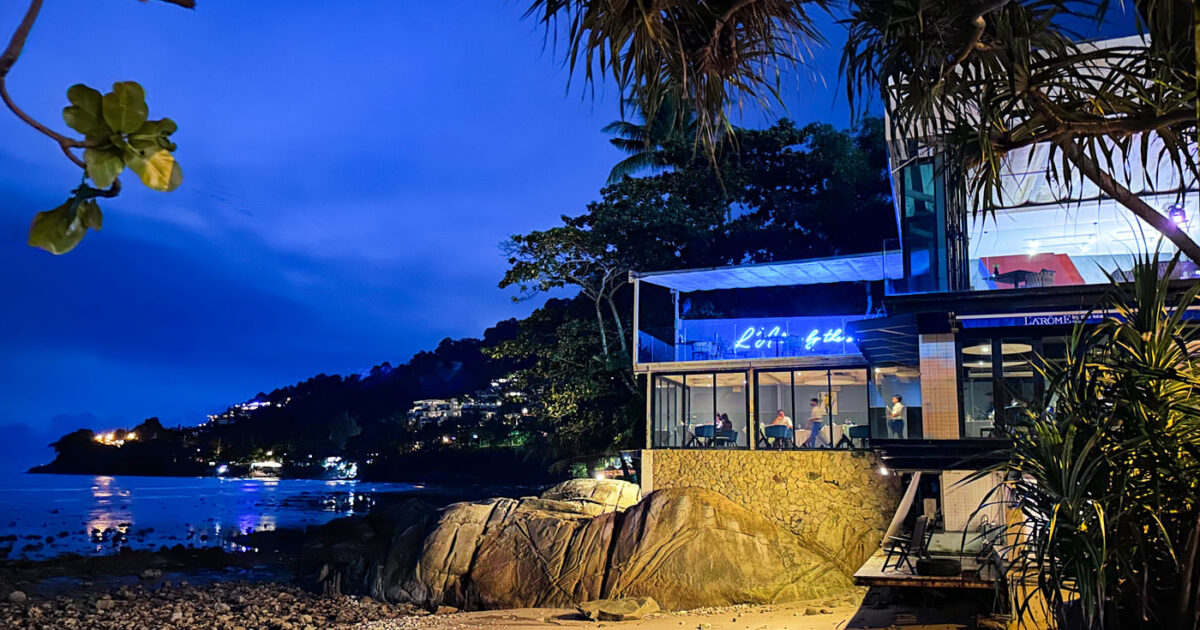 L'Arôme by the Sea restaurant in Phuket, Thailand