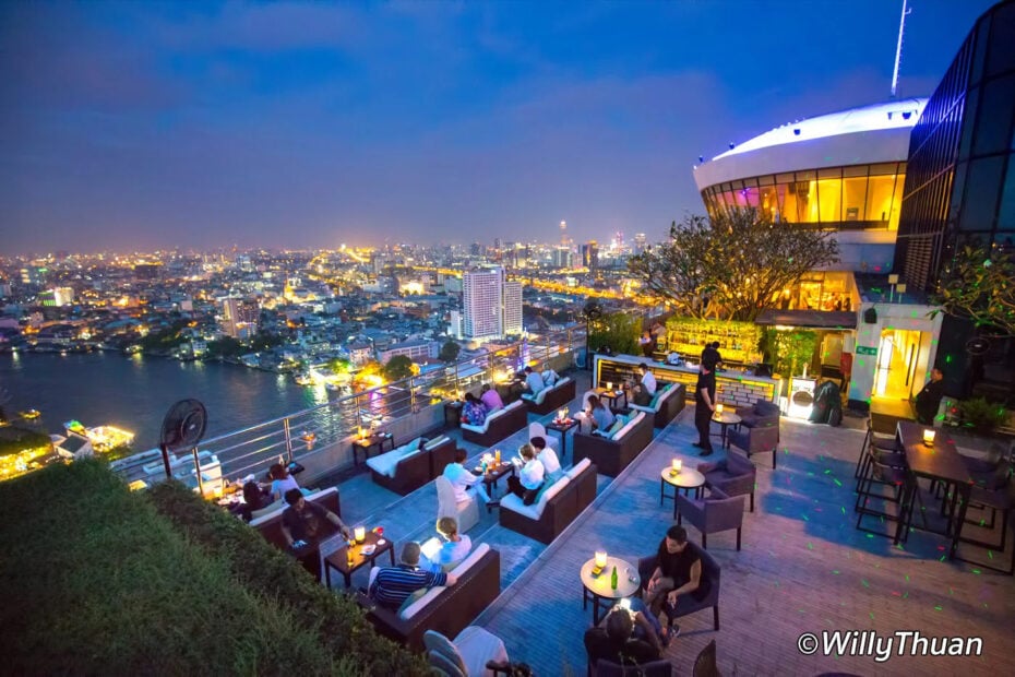 ThreeSixty Rooftop Bar at Millennium Hilton Bangkok