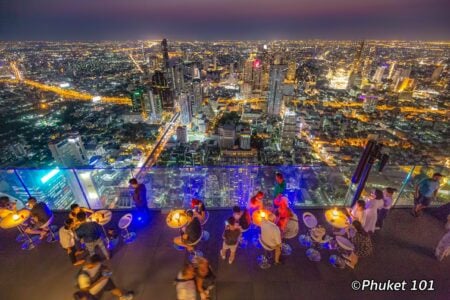 Mahanakorn Skywalk Rooftop Bar in Bangkok