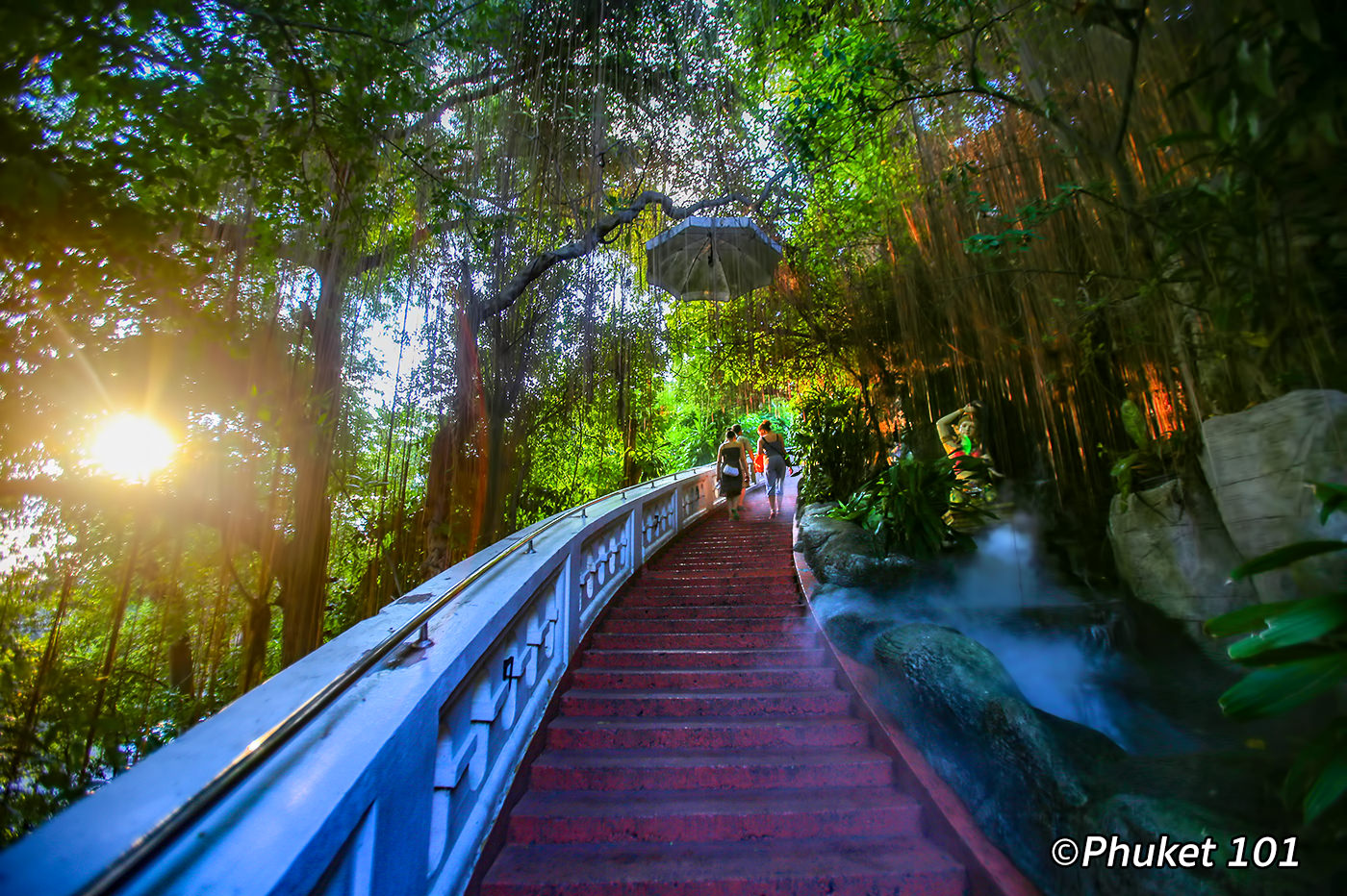 Wat Saket Staircase