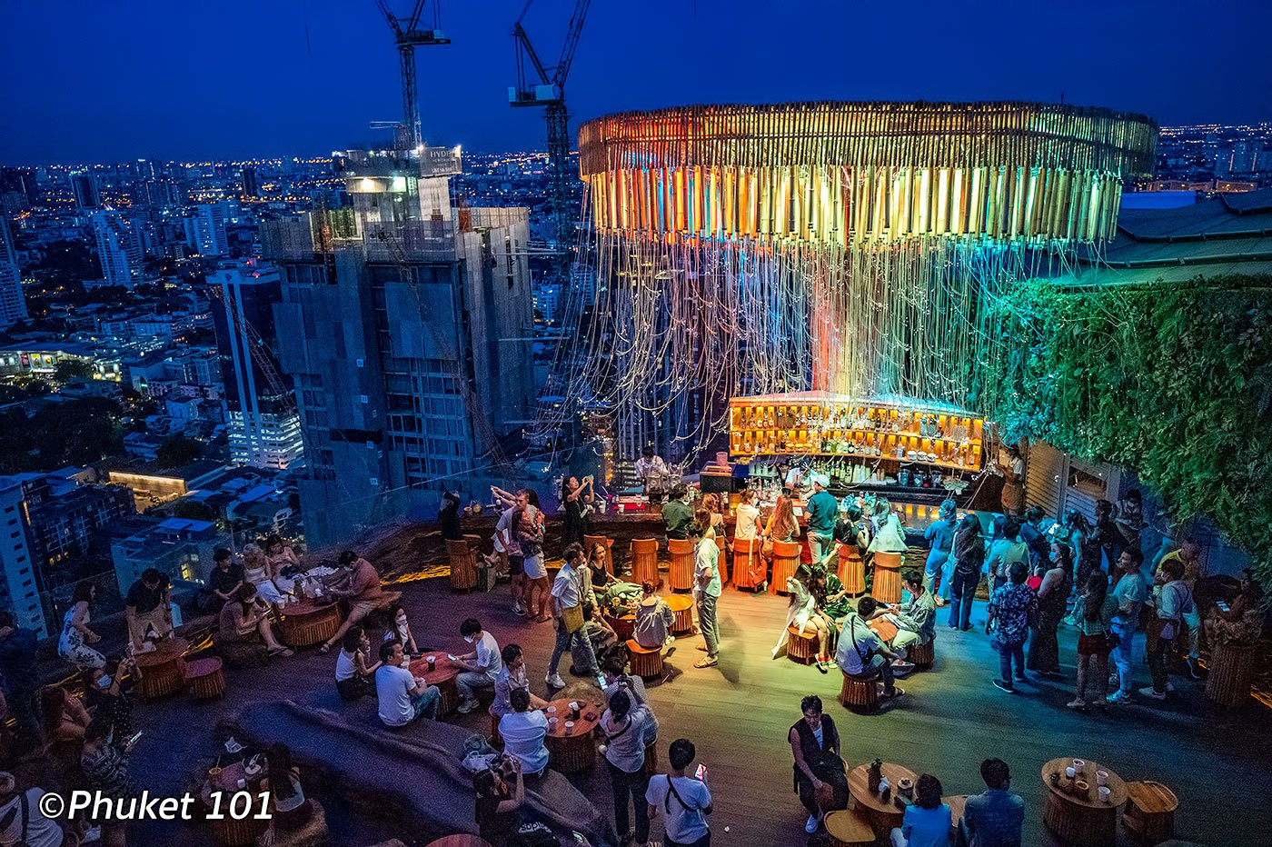 Tichuca Rooftop Bar in Bangkok