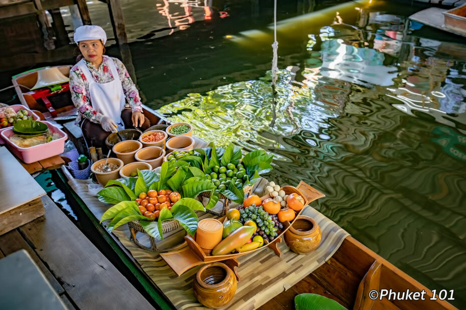 Taling Chan Floating Market near Bangkok