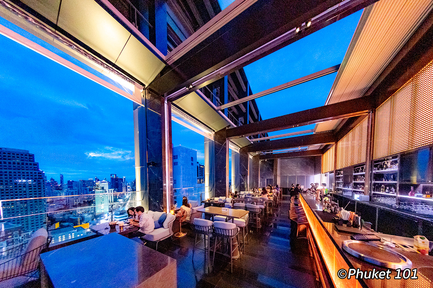 Cooling Tower Rooftop Bar at Carlton Hotel Bangkok Sukhumvit