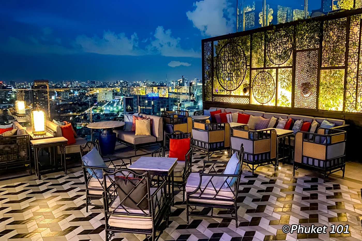 Yao Rooftop Bar Bangkok at Bangkok Marriott The Surawongsee - PHUKET 101