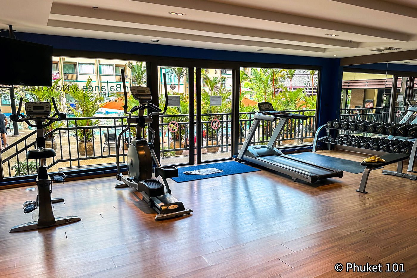 Fitness room at Novotel Vintage Park Phuket