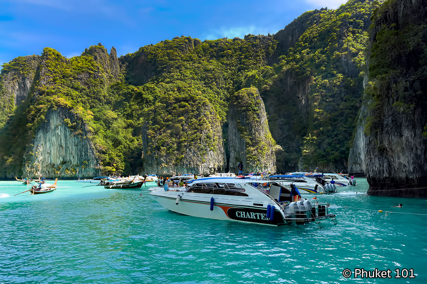 Pi Leh Lagoon on Phi Phi Island