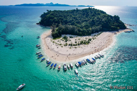 Bambusinsel in der Nähe von Koh Phi Phi