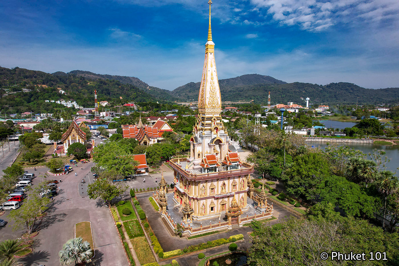 wat chalong from above