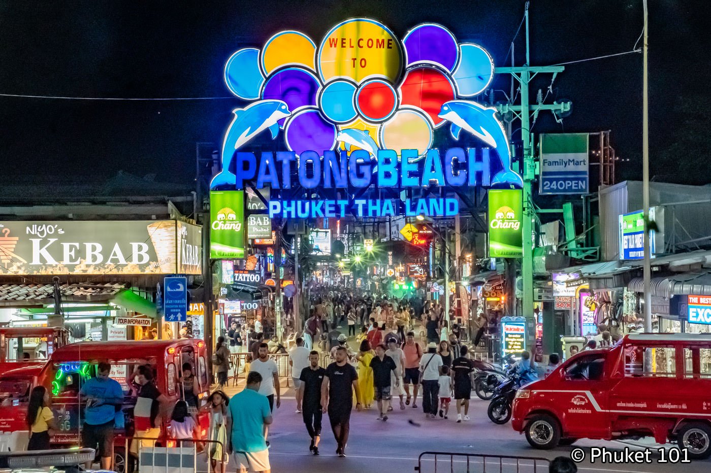 Bangla Walking Street in Patong Beach, Phuket